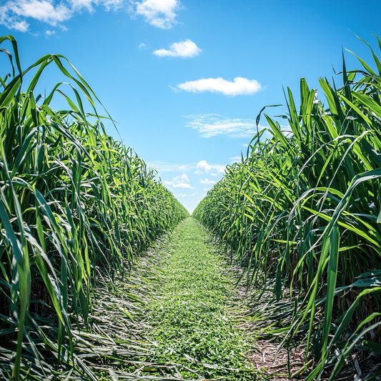 Sugarcane cultivation in rural farm setting
