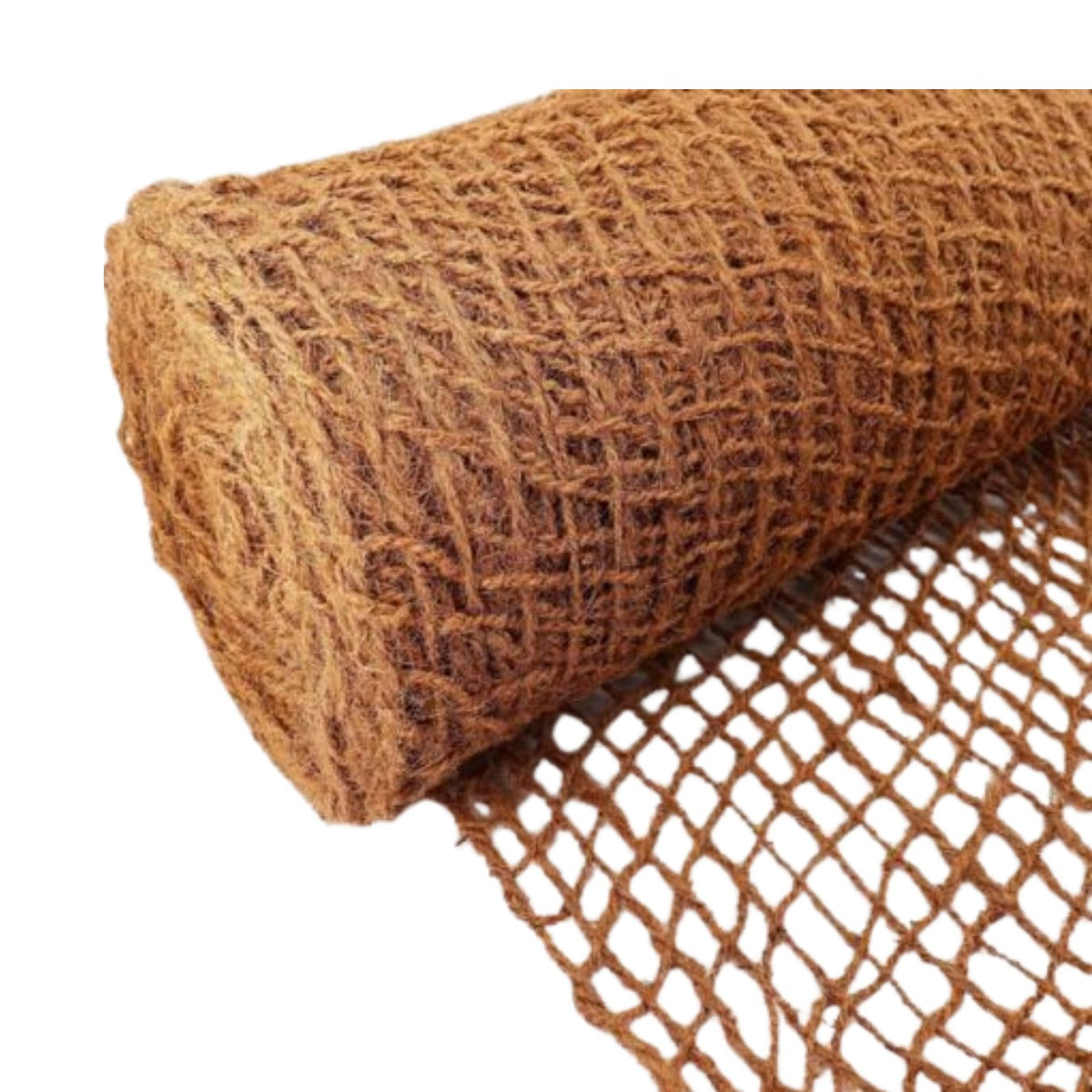 Rolyo ng coconet coir net, hinabing bukas na lambat mula sa hibla ng bunot ng niyog